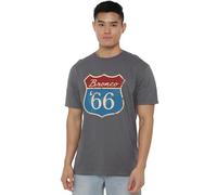 Ford Bronco Route 66 Bronco Unisex T Shirt, Charcoal, X-Large