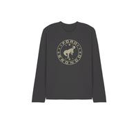 Ford Bronco Vintage Star Bronco Unisex Long Sleeve T Shirt, Charcoal, Large