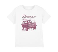 Ford Bronco Wild West Kids T Shirt, White, 5-6
