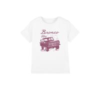 Ford Bronco Wild West Kids T-Shirt, White | Size: 7-8 Years Ford White 7-8 Years