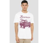 Ford Bronco Wild West T-Shirt, White | Size: 3XL Ford White 3XL