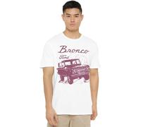 Ford Bronco Wild West Unisex T Shirt, White, X-Large