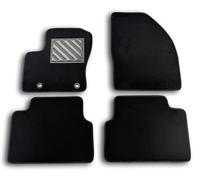 Ford C-Max I 2003-2010 Tailored Oval Button Car Mats Non-Slip Reinforced Rubber Heel Pad Fixing Buttons