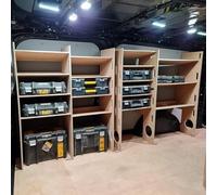Ford Custom LWB 2023+ Van Racking Shelves Storage for Tools Boxes Set #10