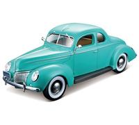 FORD DeLuxe Coupe - 1939 - mint green - Maisto 1:18