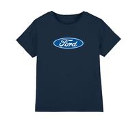 Ford Dimensional Logo Kids T Shirt, Navy, 3-4