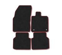 Ford Explorer (2024+) Car Mats Accessories Tailored Fit Carpet Floor Mats Non Slip Red Trim Accessory Compatible Front Rear Set Anti Slip Backing Custom Fit Hand-Finished Full Coverage Clips