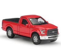Ford F150 2015 Red 4x4 F-150 1:24 Scale Pickup Diecast Model Car LGB Ute Welly