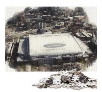 Ford Field Stadium Puzzles for Adults 500 Pieces Puzzle Jigsaws for Adults Home Decoration Puzzle Toys 500pcs (52x38cm)