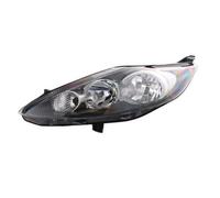 Fits Ford Fiesta Headlight Black Electric With Motor Left Hand 2008-2013