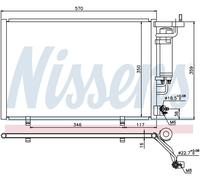 PRASCO FD602C007 Air conditioning condenser