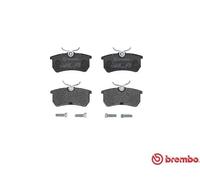 Brembo Brake Pad Set Rear With Caliper Screws 43mm Height Fits Ford Fiesta Focus