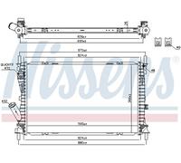 NISSENS 69223 Engine radiator