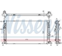 NISSENS 69242 Engine radiator