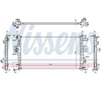 PRASCO FD428R002 Engine radiator