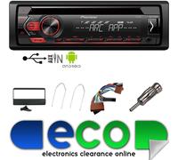 Pioneer DEH-S120UB CD MP3 USB AUX In Tuner Car Stereo - Red Illumination