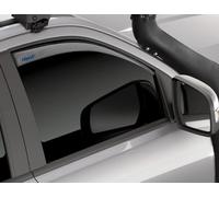 Ford Genuine ClimAir Door Window Wind Deflectors Set Black Ranger TKE Double Cab Front, Right, Drivers Side & Left, Passenger Side 2011-2022 1772107