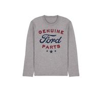 Ford Genuine Parts Unisex Long Sleeve T Shirt, Athletic Heather, X-Large