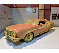 Ford Gran Torino Starsky And Hutch 1976 Weathered Dirty 1:24 Diecast Scale Model
