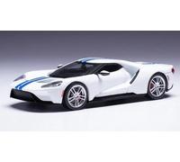 1:43 IXO Ford Usa Gt 2017 White Blue CLC536N.22 Model