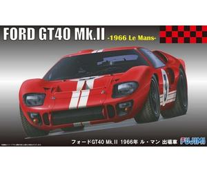 Ford Gt40 Mk.ii 1966 Le Mans 1:24 Plastic Model Kit Fujimi
