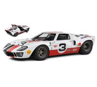 Ford Gt40 Mki #3 Eric Dean Design 2015 White/Red 1:18 Model Solido