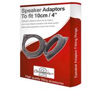 Ford KA speaker adapter pods Rear Panel 10cm 4 fitting rings adaptors