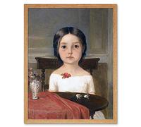 Ford Madox Brown Millie Smith Art Print Framed Poster Wall Decor 12x16 inch