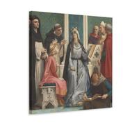 Fôrd Madox Brown Outstanding Works Poster Queen Philippa at The Black Prince's Birth Wall Art Bedroom Prints Home Decor Hanging Picture Canvas Paintings 28x28inch(70x70cm)