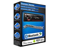 Ford Mondeo car stereo Pioneer MVH-S320BT headunit Bluetooth Handsfree, USB AUX