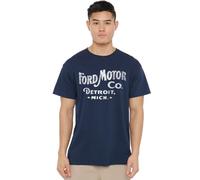 Ford Motor Co Unisex T Shirt, Navy, Small