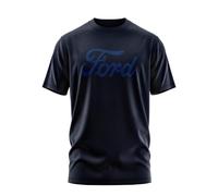 Ford Motor Company Ltd Edition Mens T-Shirt Blue Lettering, Navy, L