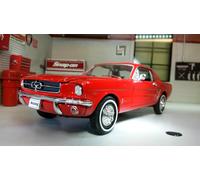 Ford Mustang 1964 Coupe Red Welly 1:24 Scale V Detailed Diecast Model Car 22451
