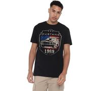 Ford Mustang 1969 Flag Unisex T Shirt, Black, Medium