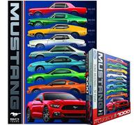 Ford Mustang 50 Years 9 Types 1000 piece jigsaw puzzle 68mm x 49mm