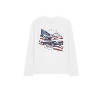 Ford Mustang 70 Mustang Long Sleeve T-Shirt, White | Size: Small Ford White S