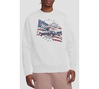 Ford Mustang 70 Mustang Sweatshirt, White | Size: 2XL Ford White 2XL