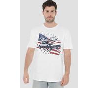 Ford Mustang 70 Mustang T-Shirt, White | Size: 4XL Ford White 4XL
