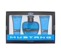 Ford Mustang Blue EDT 100ml, After Shave Balm 100ml, Hair & Body Wash 100ml Set