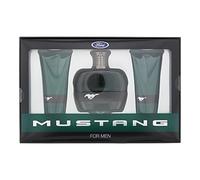 Mustang Green 3 Piece Gift Set: Eau De Toilette 100ml Shower Gel 100ml Aftershave Balm 100ml