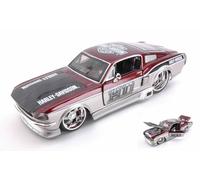 Ford Mustang GT 1967 Harley Davidson Metallic Silver/Copper 1:24 Model 32168