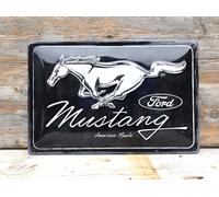 Ford Mustang Large Metal Sign, Ford Mustang. American Muscle Design