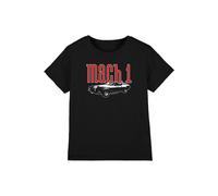 Ford Mustang Mach 1 Kids T-Shirt, Black | Size: 5-6 Years Ford Black 5-6 Years