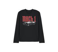 Ford Mustang Mach 1 Unisex Long Sleeve T Shirt, Black, Small