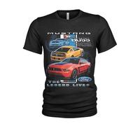 Ford Mustang Men's Boss Legends T-Shirt, black, M