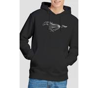 Ford Mustang Modern Mustang Hoodie, Black | Size: Medium Ford Black M
