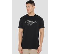 Ford Mustang Modern Mustang T-Shirt, Black | Size: Small Ford Black S