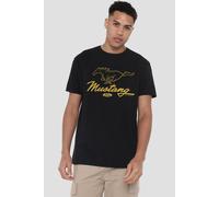 Ford Mustang Pony Script T-Shirt, Black | Size: 4XL Ford Black 4XL