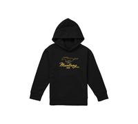 Ford Mustang Pony Script Youth Pull-Over Hoodie, Black | Size: 5-6 Years Ford Black 5-6 Years