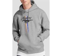Ford Mustang Stripes Hoodie, Athletic Heather in Light Grey | Size: Medium Ford Light Grey M